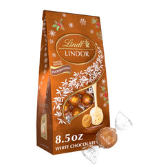 Lindt LINDOR Snickerdoodle truffles in festive holiday pack, ideal for gifting