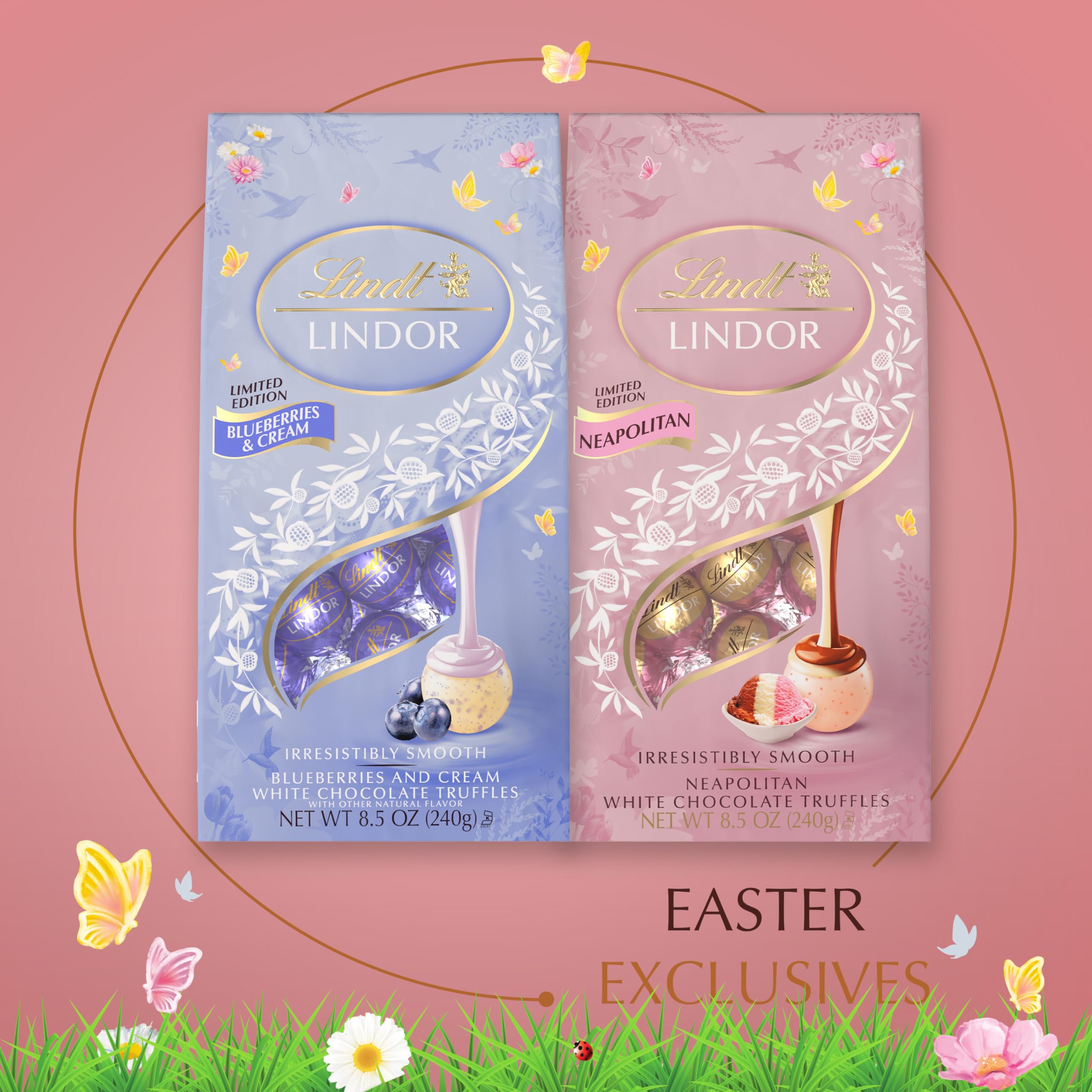 Gift-worthy Lindt LINDOR Neapolitan truffles idea for celebrations.