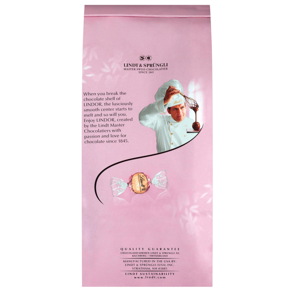 Kosher Lindt LINDOR Neapolitan truffles made with premium ingredients.