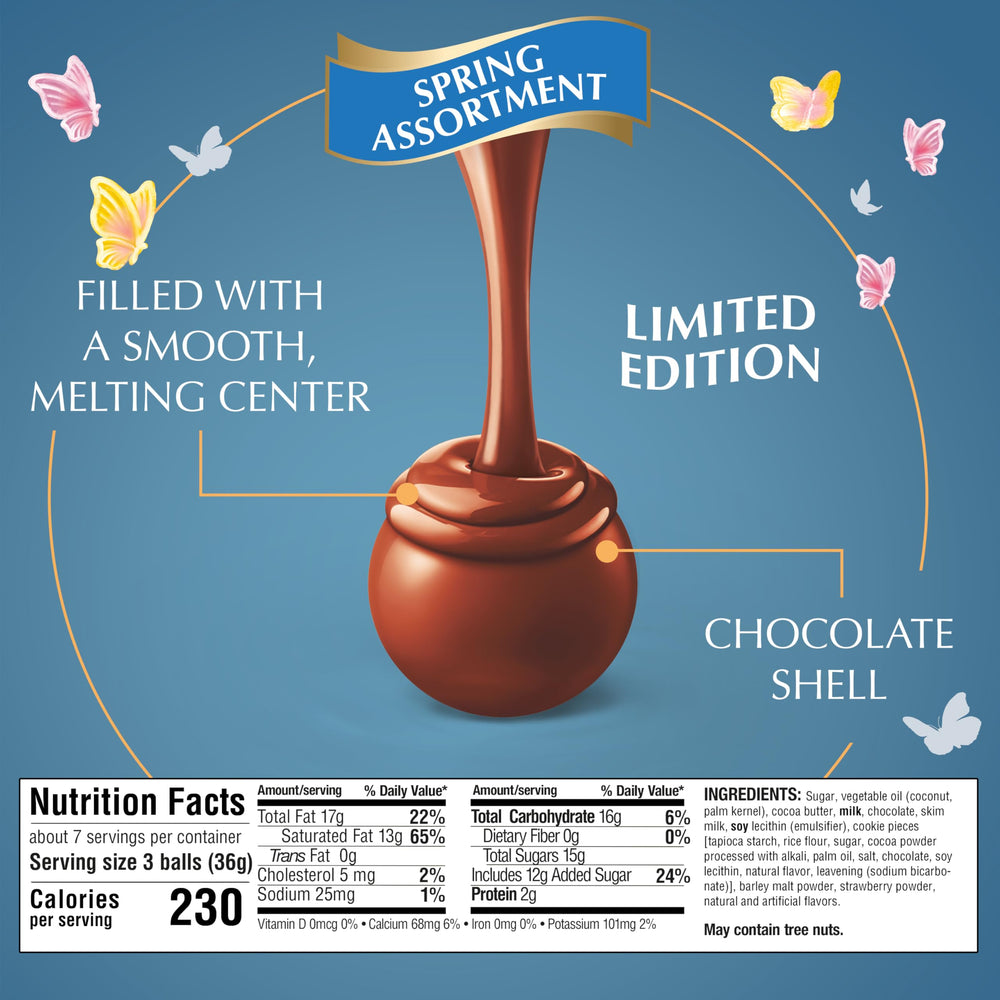 Lindt LINDOR Spring packaging highlights festive presentation for gifting