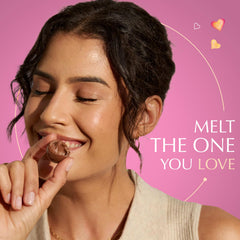 Valentine-ready Lindt Lindor gift packaging signaling premium quality.