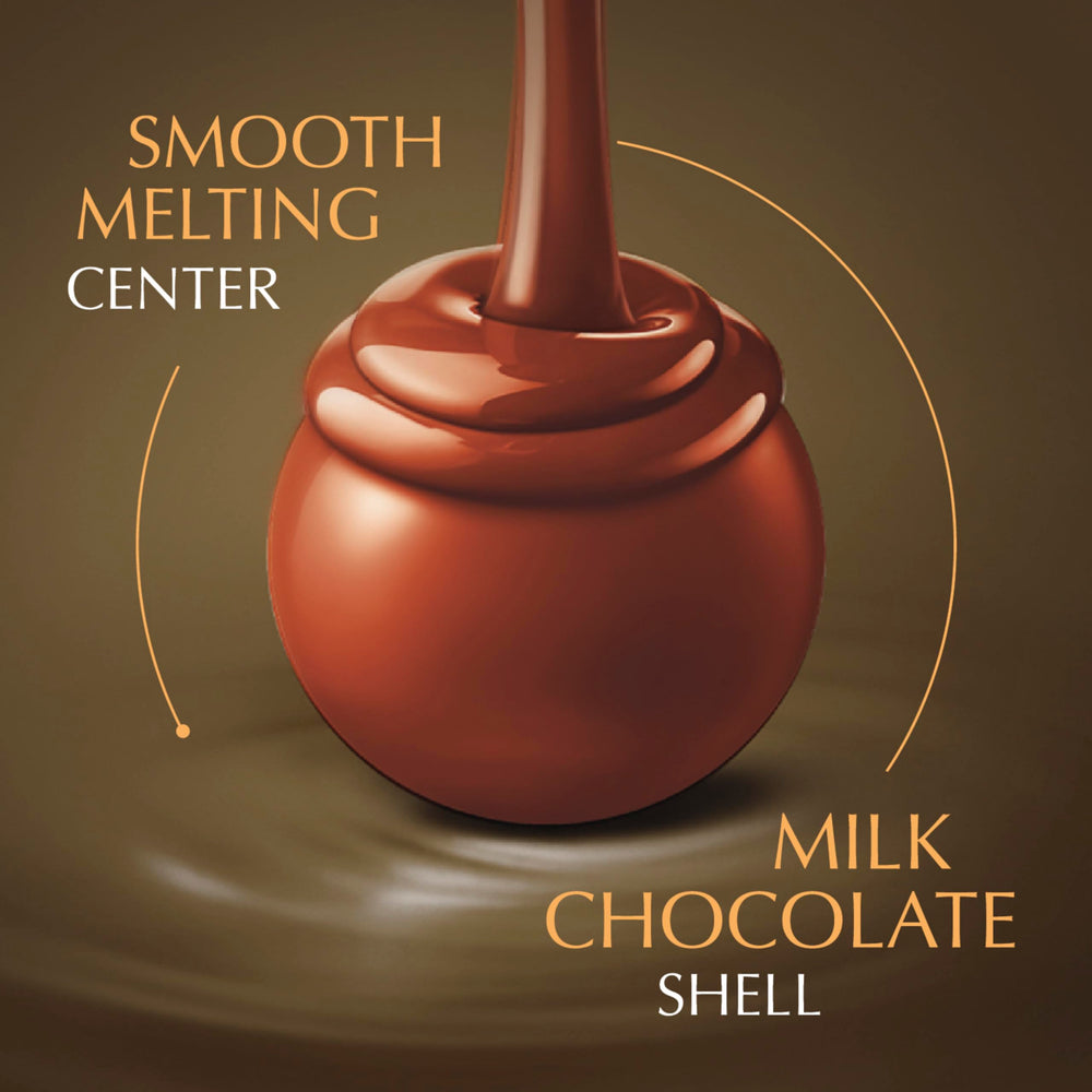 Lindt Lindor white chocolate truffle close-up highlighting smooth sweetness
