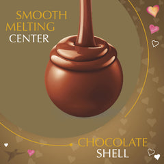 Lindt Lindor white chocolate truffle shell with melting center—creamy luxury.