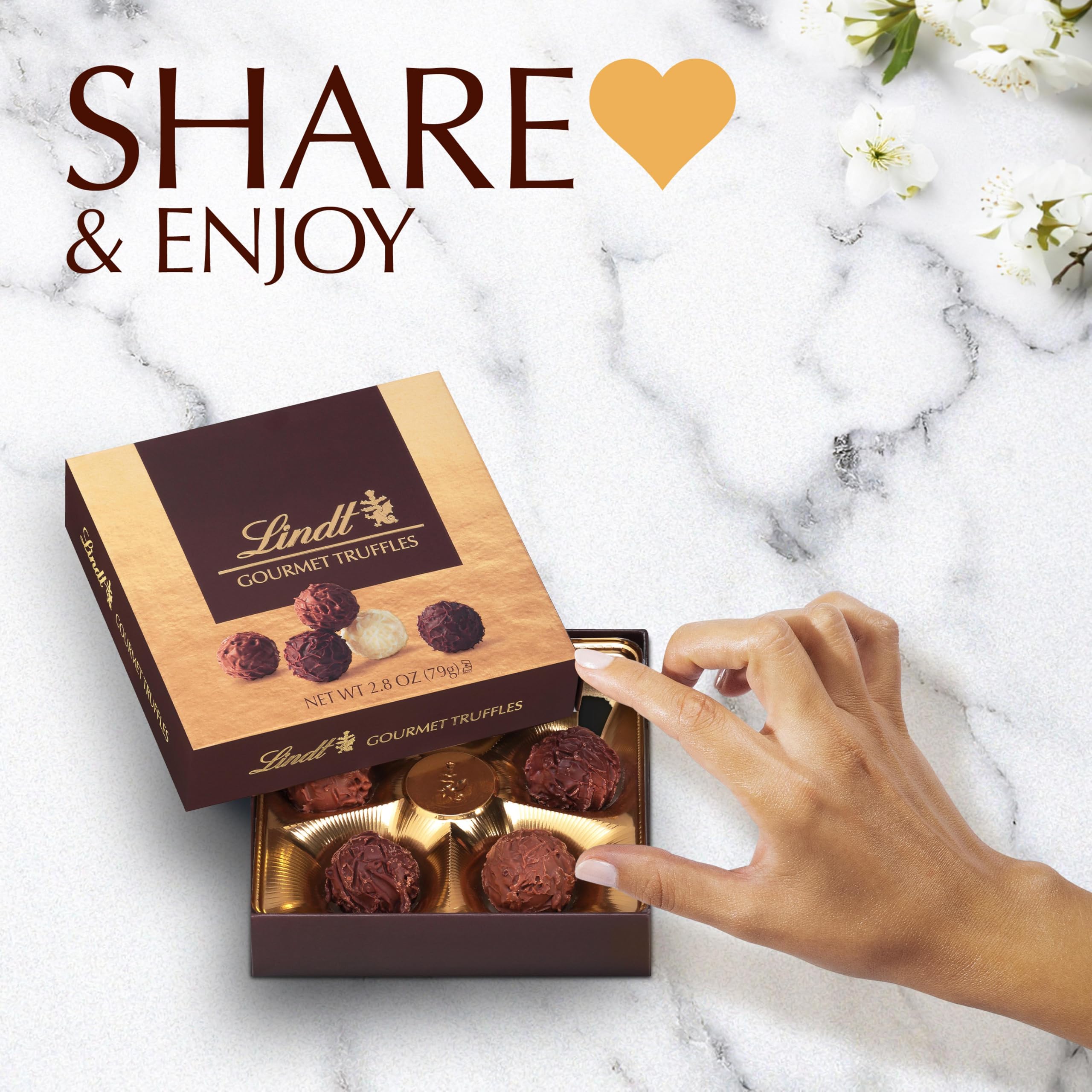Lindt Master Chocolatiers craft these truffles with expert attention to detail.