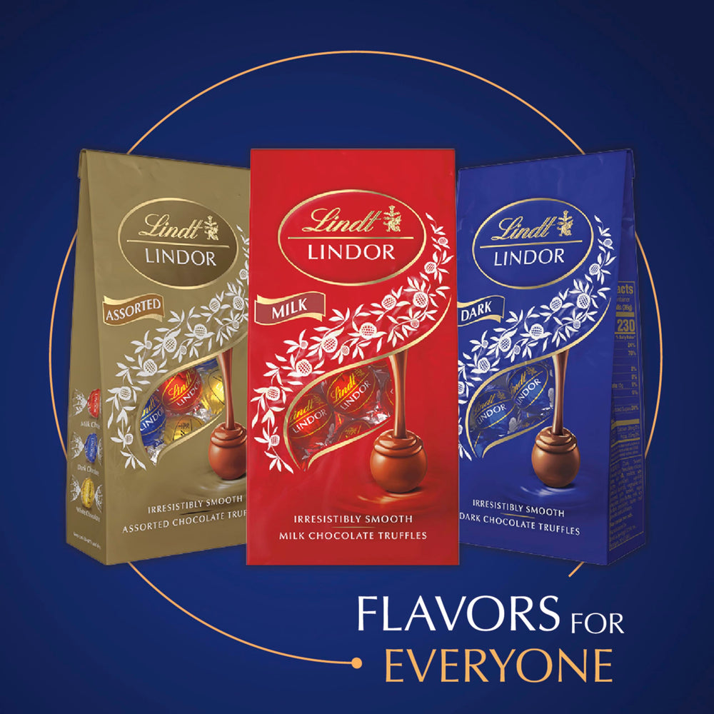 Lindt Master Chocolatiers craft premium truffles with finesse.