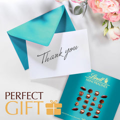 Lindt mini pralines hazelnut filling close-up, ideal party treat.