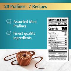 Lindt mini pralines varieties dark milk close-up, perfect for gifting.