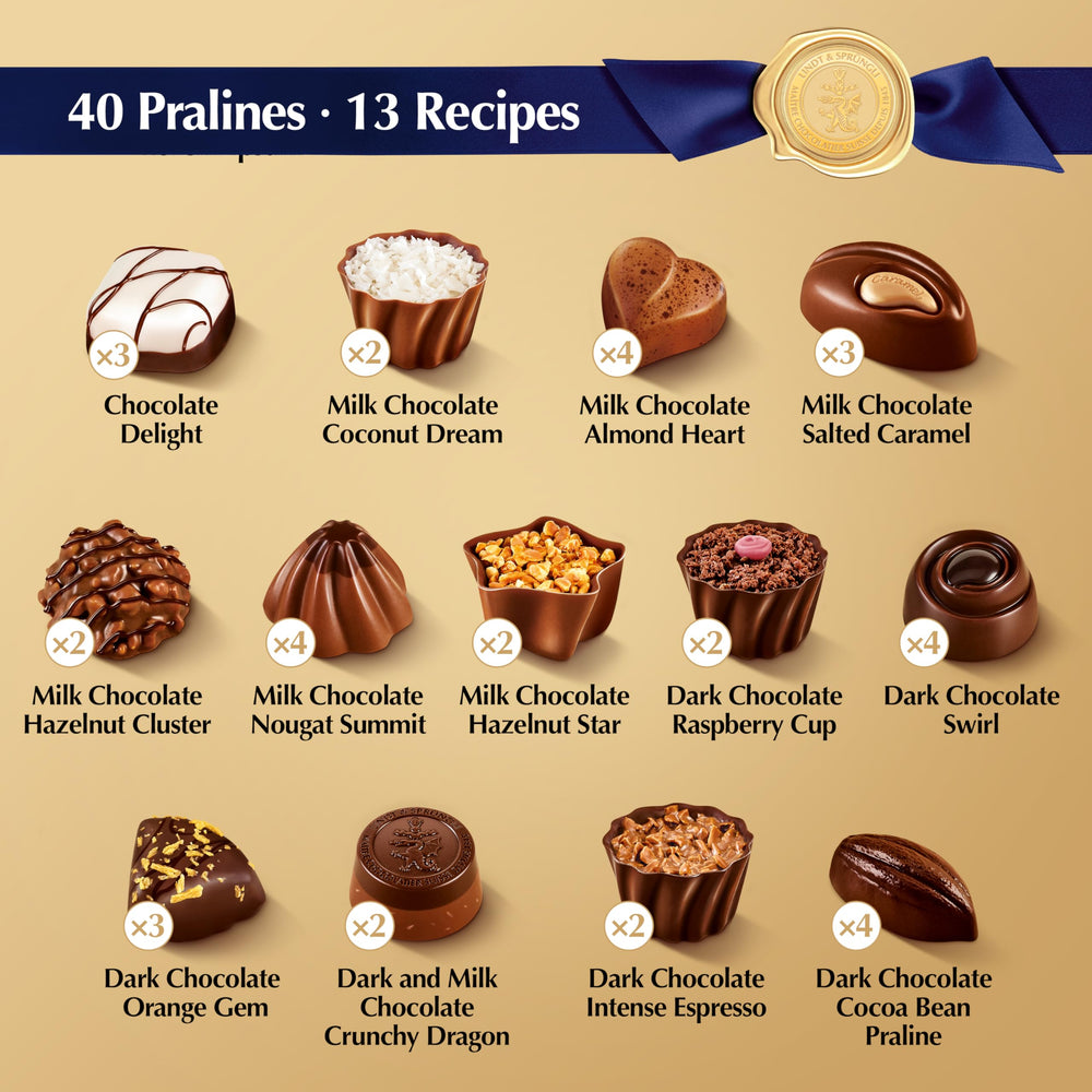 Lindt Swiss Luxury Selection gift box packaging elevates any gifting occasion.