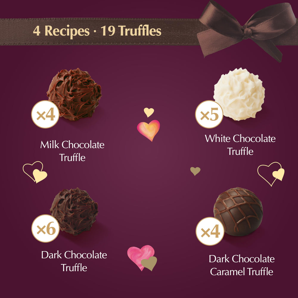 Lindt heart box top view highlights premium packaging for gifting
