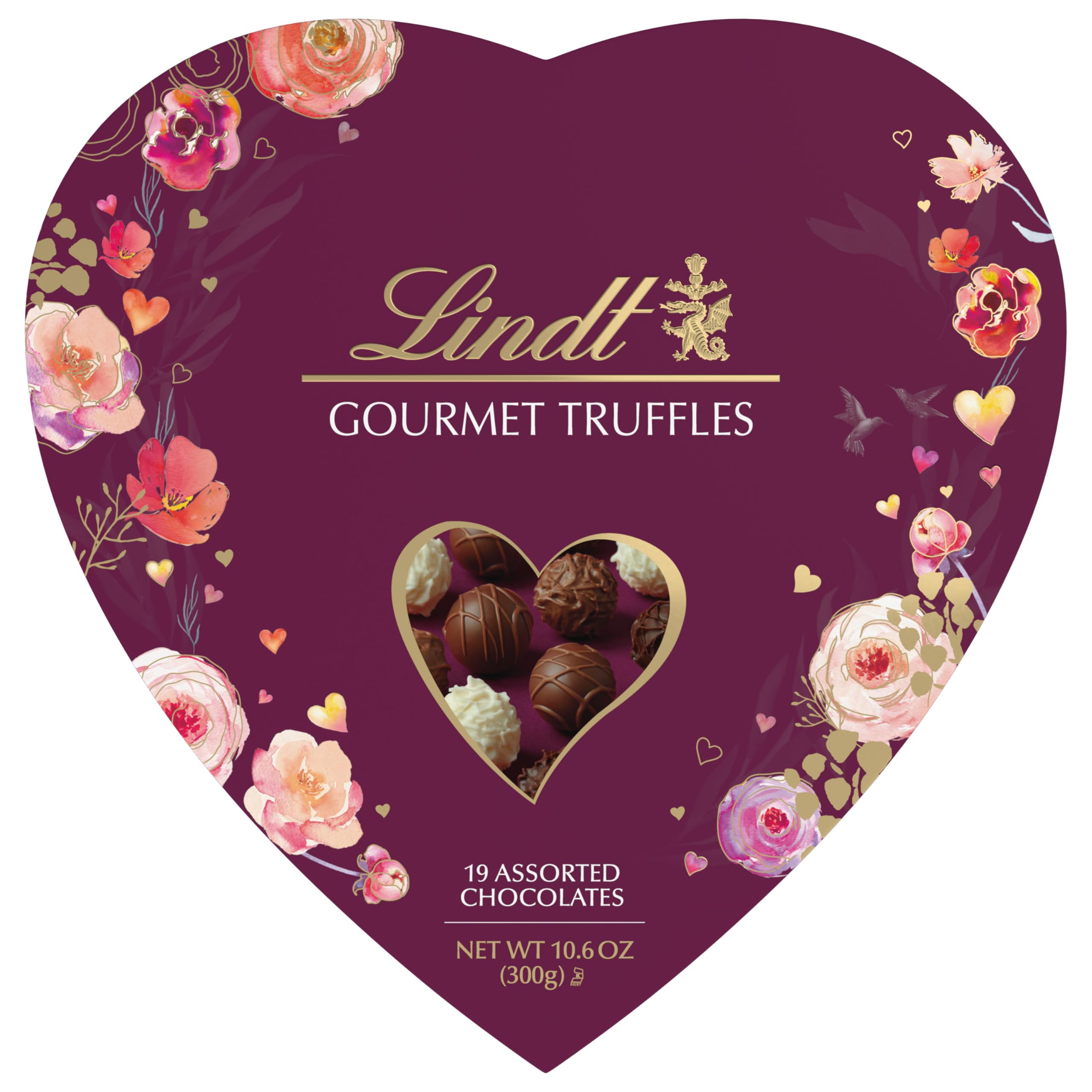Lindt Valentine heart box cover for elegant gifting to a loved one