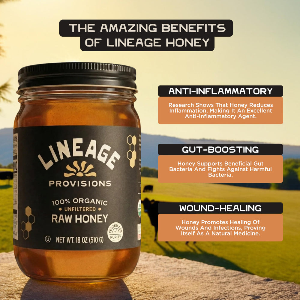 Lineage Provisions thick smooth honey texture close-up