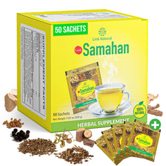 LINK SAMAHAN Sri Lankan tea packets arranged for daily wellness