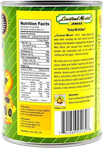 Linstead Market Ackee 19oz can opened state ready for quick, flavorful prep.
