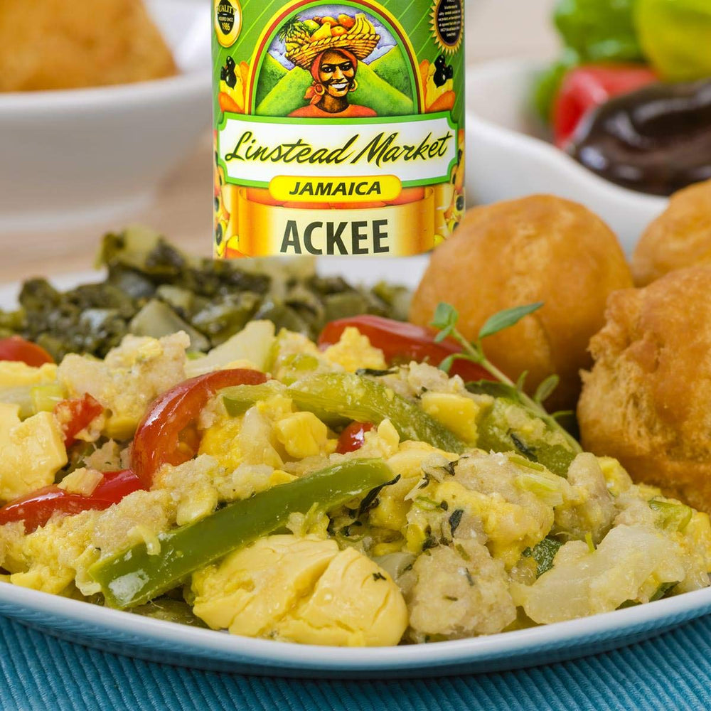Linstead Market Ackee in bowl with spoons ready for serving.