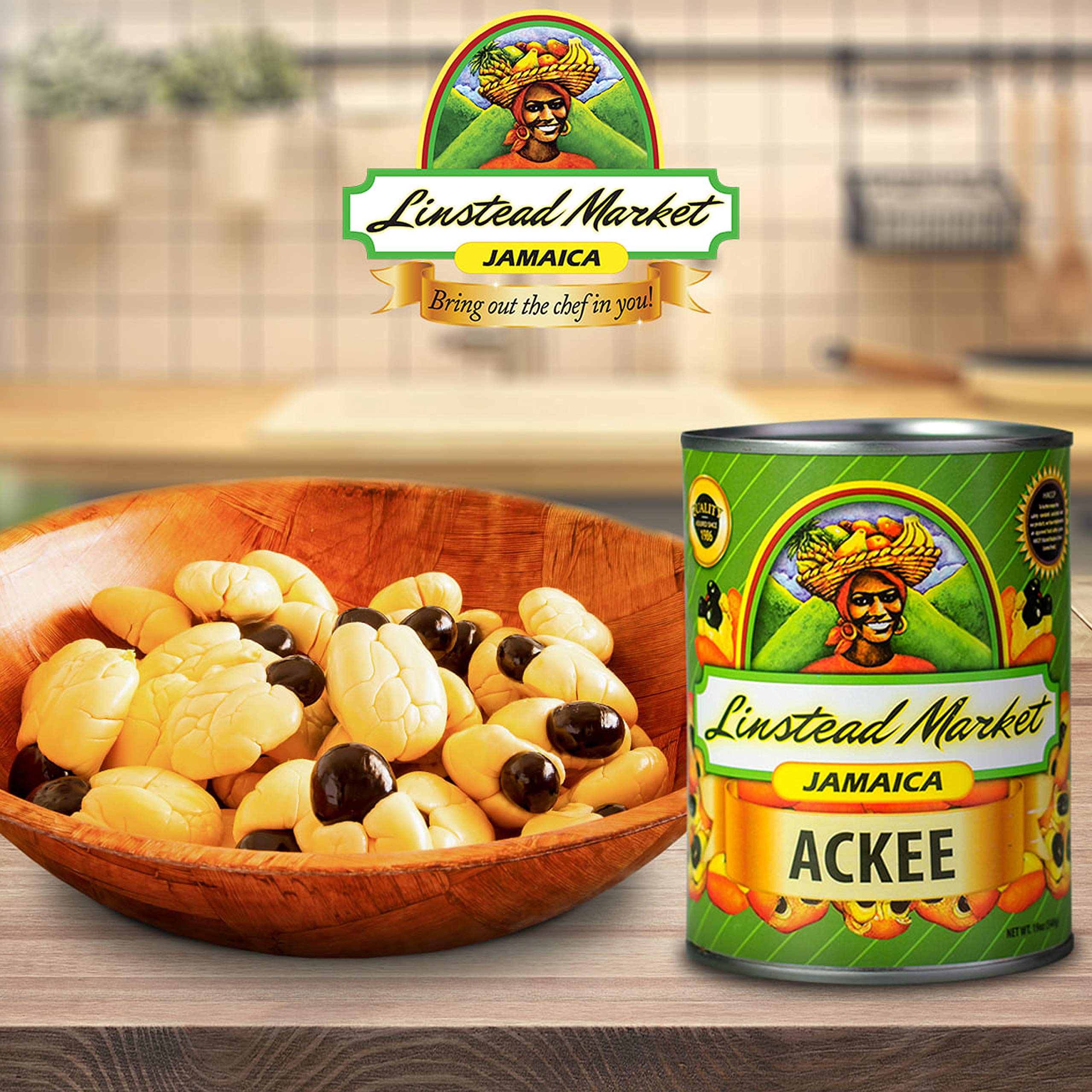 Linstead Market packaging on display emphasizes premium ingredients and trusted quality.