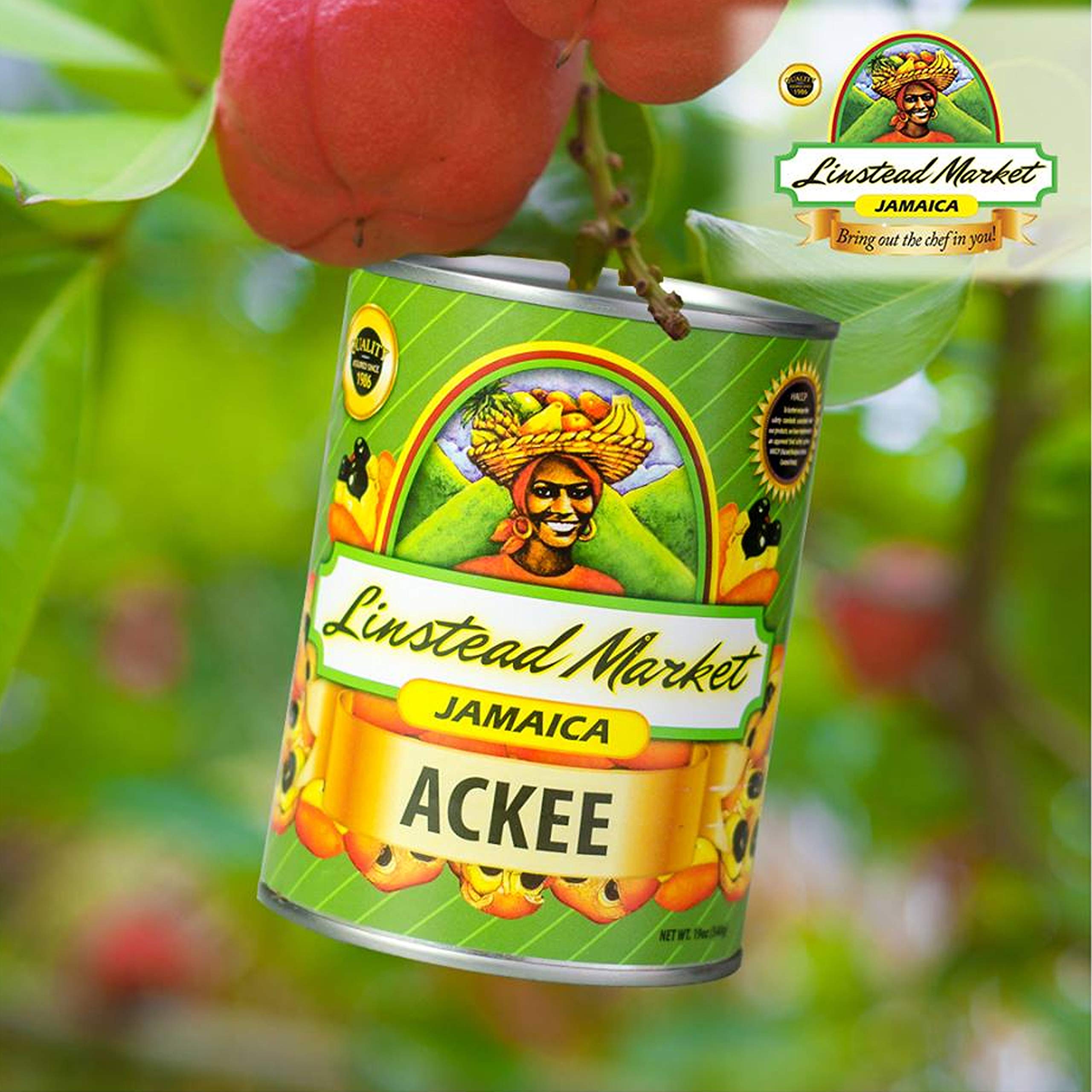 Linstead Market Ackee on shelf scene suggests pantry staple readiness.