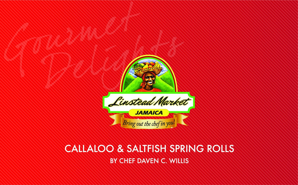 Linstead Market Callaloo ingredients closeup for authentic pantry staple