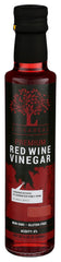 Liokareas Greek red wine vinegar bottle, perfect for dressings.