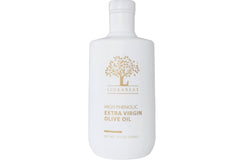 Liokareas Rx High Phenolic EVOO bottle front label highlights premium polyphenol content.