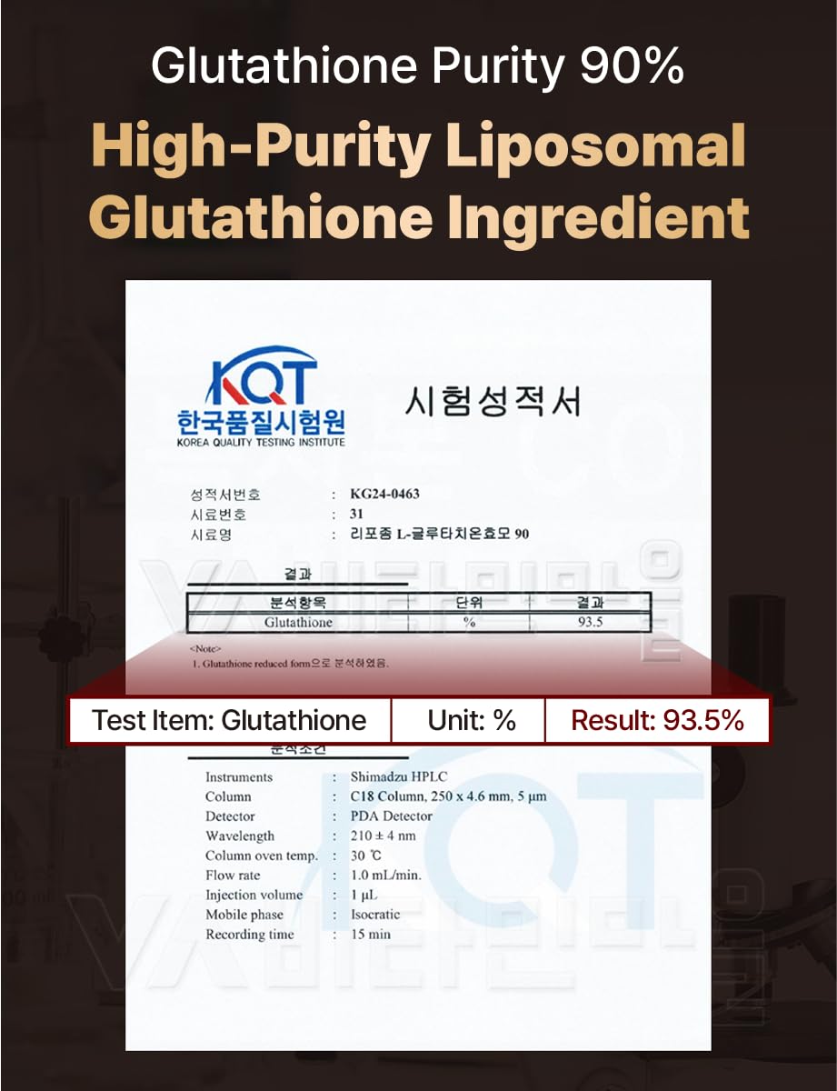 Packaging close-up of Liposomal Glutathione Ever Film highlighting high-purity formula.