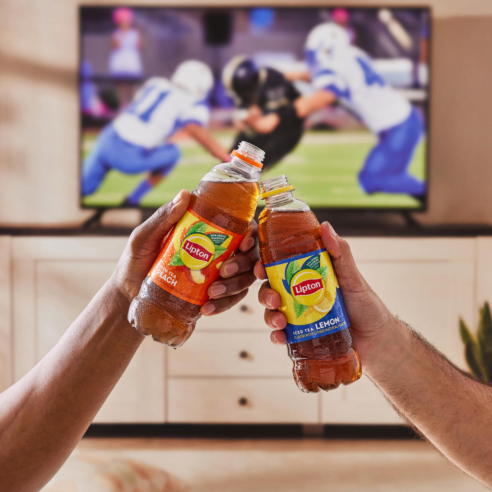 Lipton 100 calorie per bottle visual, a lighter option for everyday sipping.