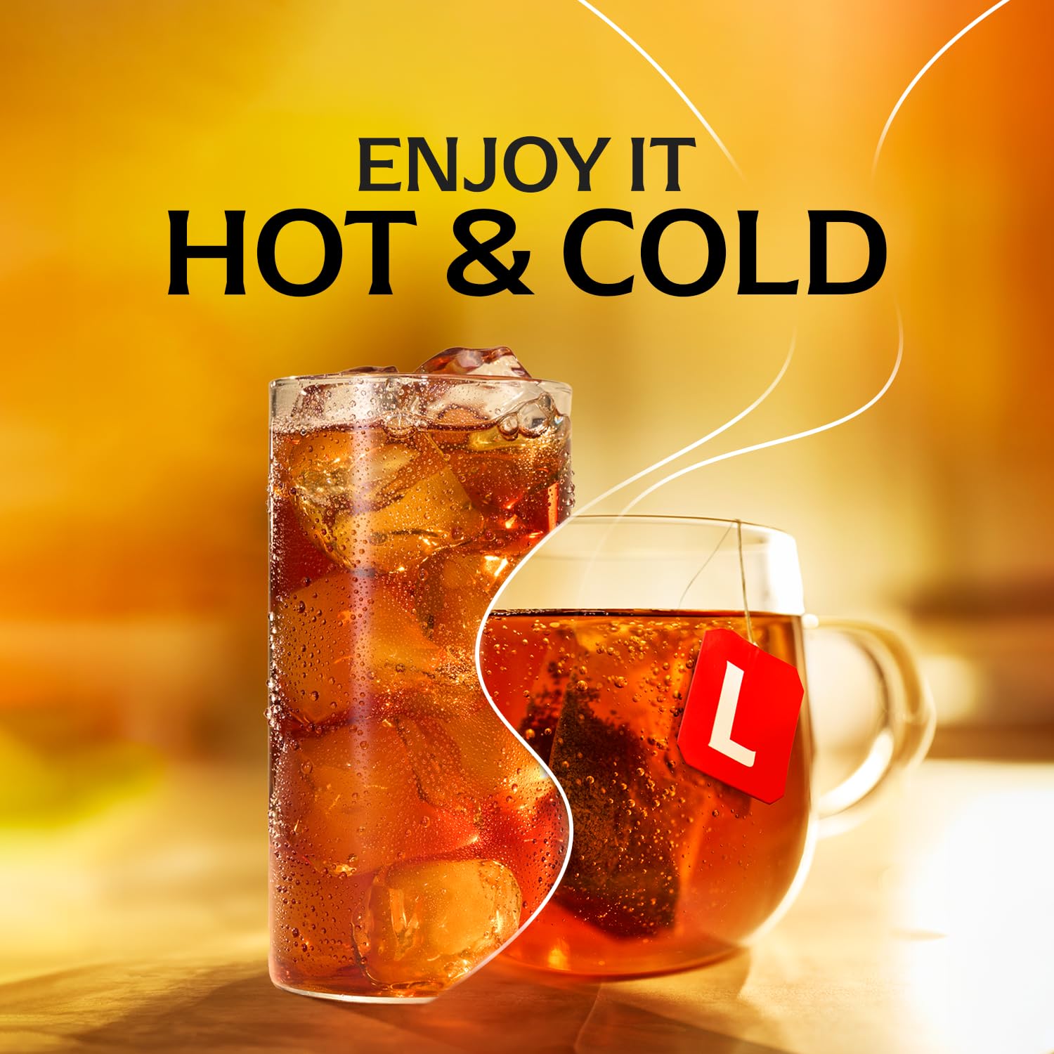 Lipton 100-tea-bags pack for convenient daily tea use