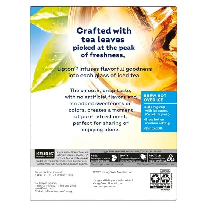 Lipton brand heritage and America's favorite tea since 1890