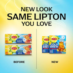 Lipton Cold Brew steeping in cold water for easy preparation