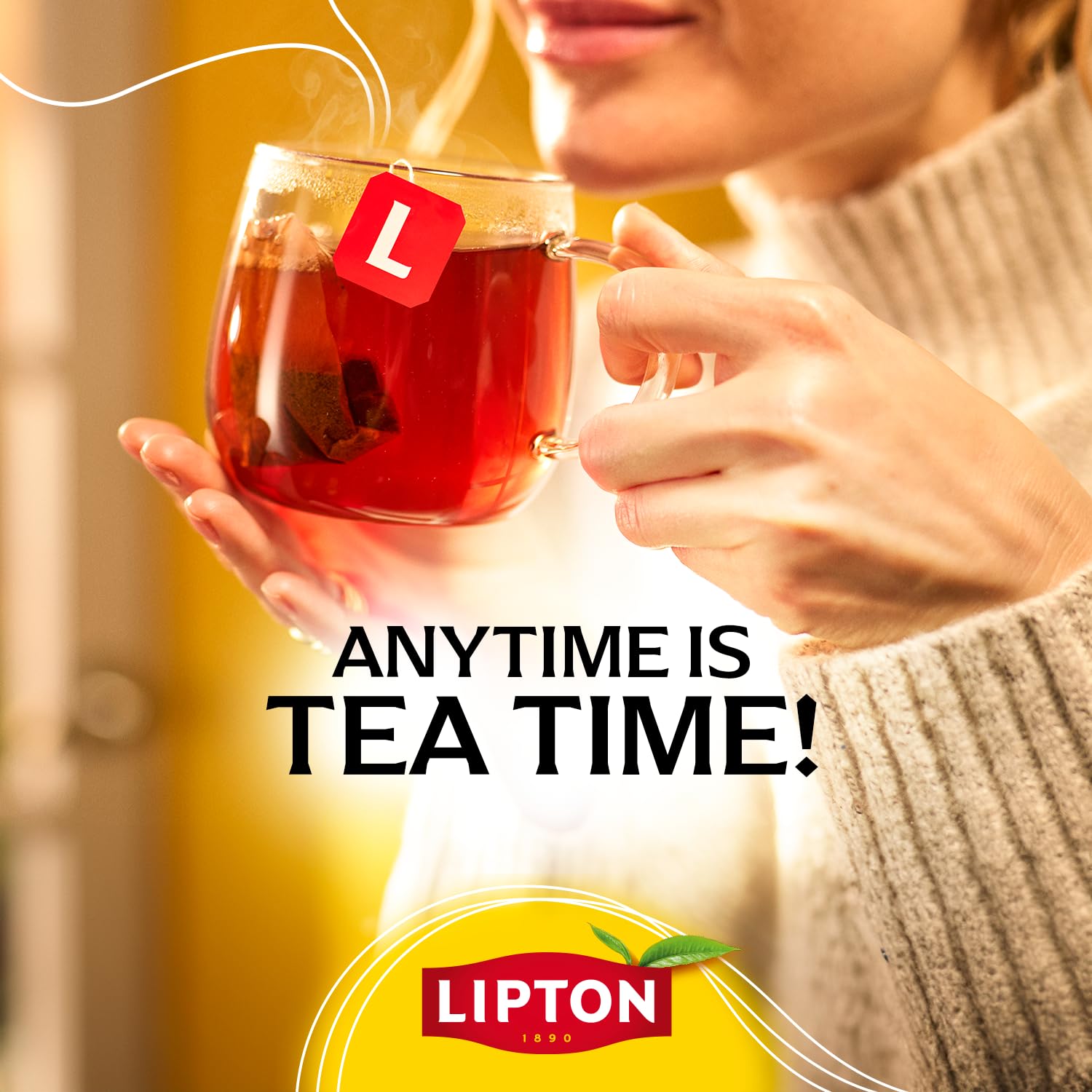 Lipton Decaf Black Tea Leaves from Malawi deliver vibrant flavor notes.