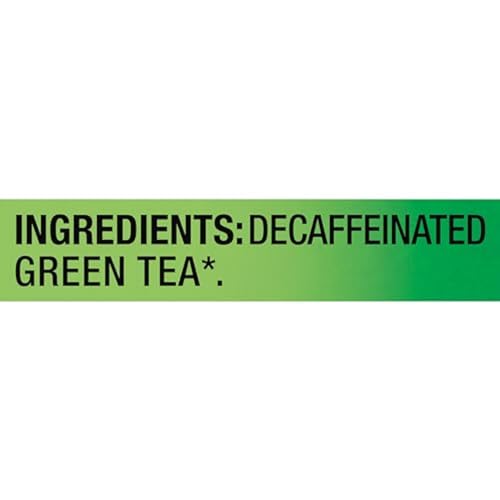 Lipton Decaf Green Tea Bags close-up with smooth aroma and delicate flavor