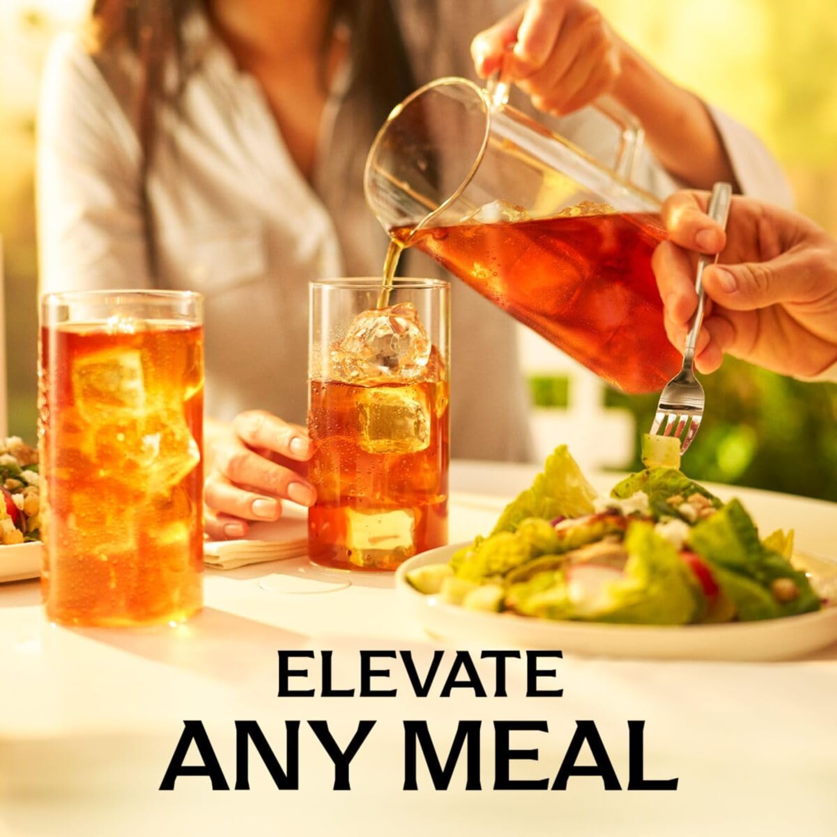 Lipton Diet Lemon Iced Tea Mix yields up to 20 quarts for gatherings.