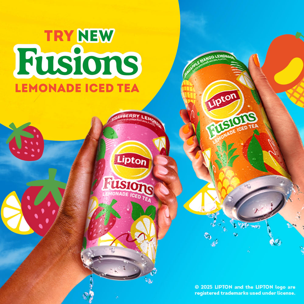Lipton Fusions can offer a convenient ready-to-drink option for busy days
