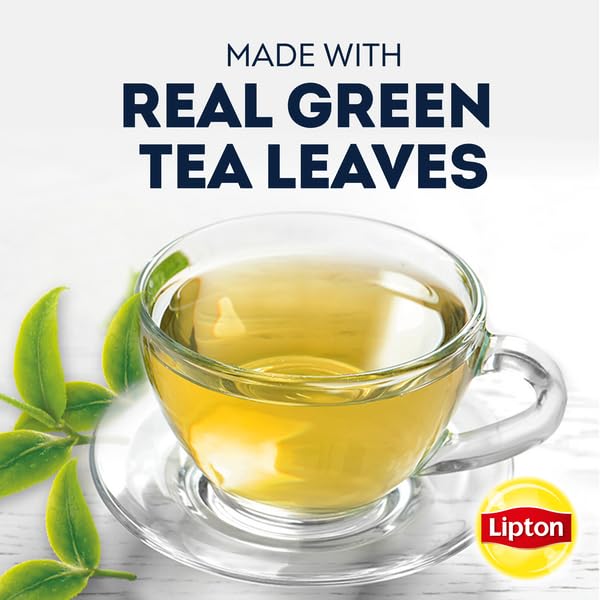 Lipton Green Tea steaming cup—crisp aroma and subtle jasmine notes for any time.