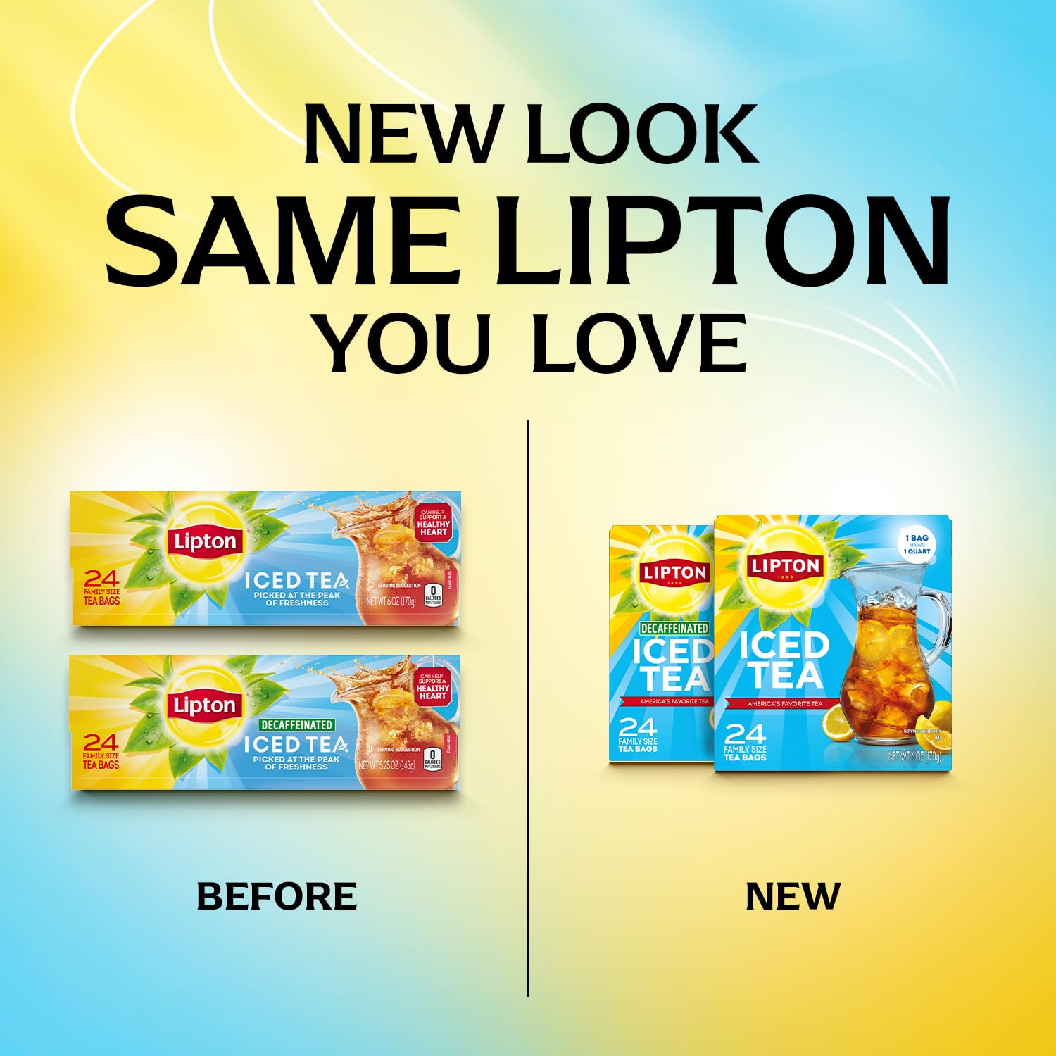 Lipton iced tea served with a meal, elevating the dining experience.
