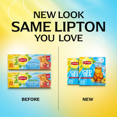 Lipton iced tea served with a meal, elevating the dining experience.