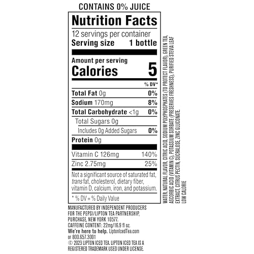 Lipton Immune Support Diet Pineapple Mango pack-12 on shelf shows convenient sugar-free refreshment.