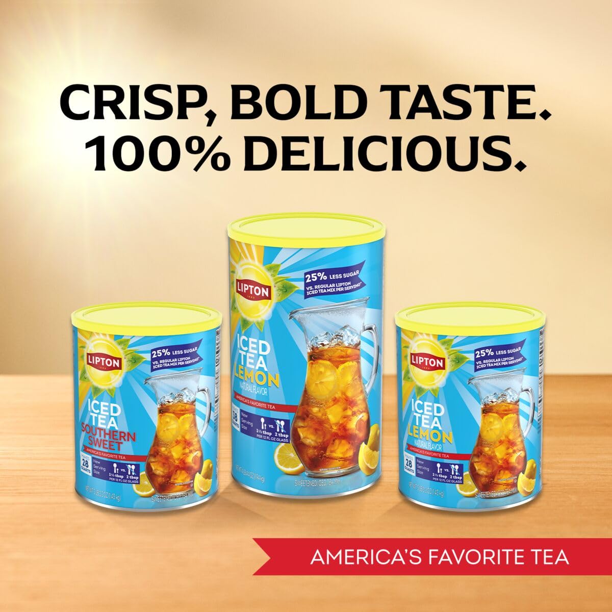 Tea leaves imagery hints at authentic flavor.