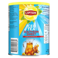 Lipton Lemon Iced Tea Mix powder close-up for convenient pairing