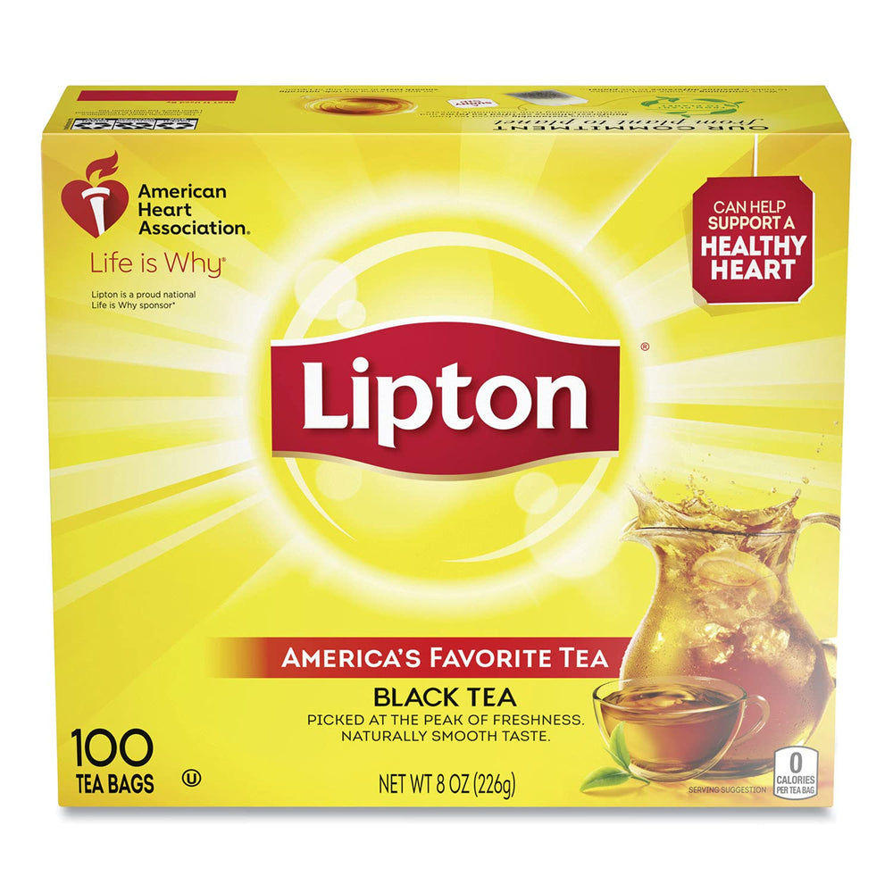 Lipton Lip291 regular tea bags with long-leaf blend for authentic flavor.