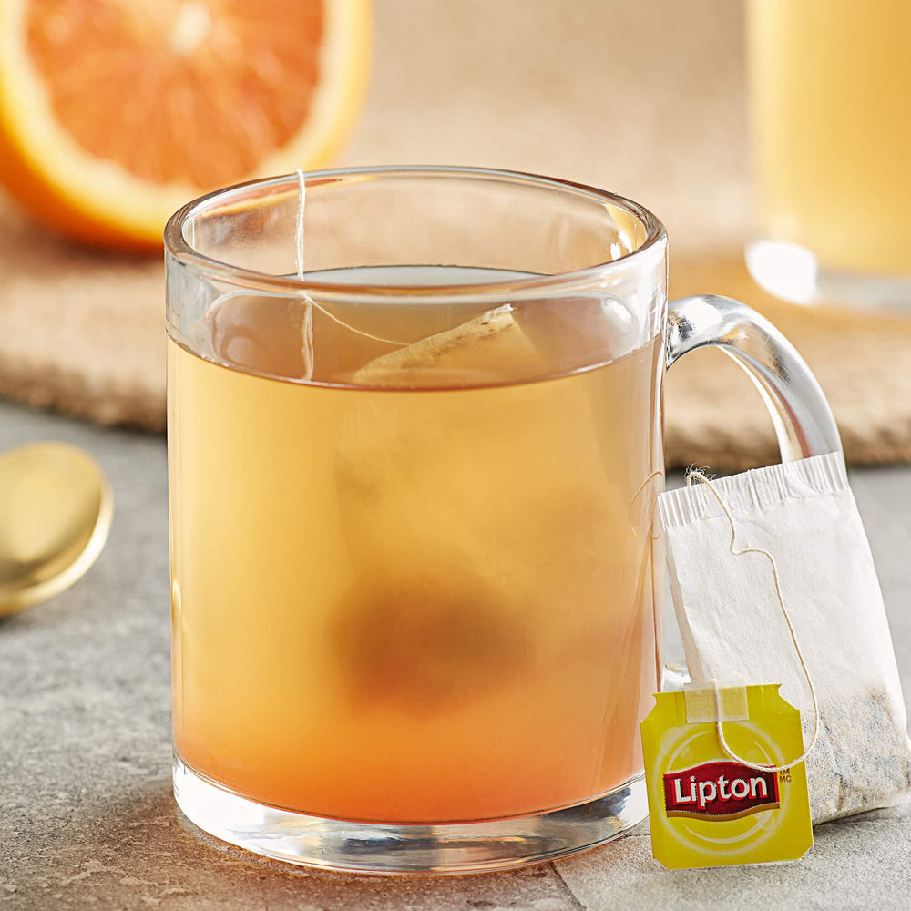 Lipton packaging variations illustrate value across three boxes for home or office.