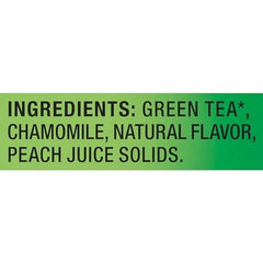 Lipton Peach Green Tea iced pitcher ready for cold refreshment