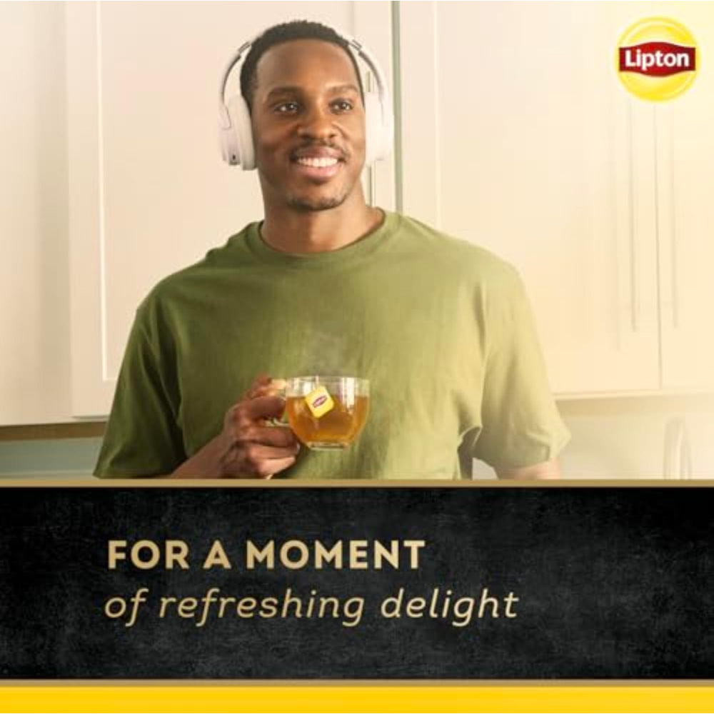 Lipton Rainforest Alliance-certified tea reflects sustainable sourcing.