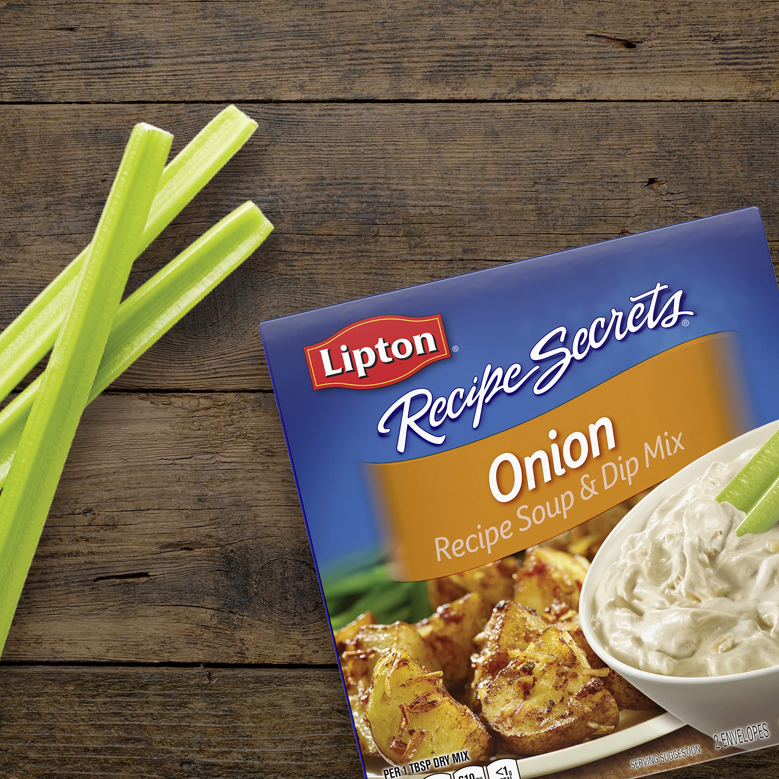 Lipton Recipe Secrets creamy-onion-dip-mix silky texture for party dips
