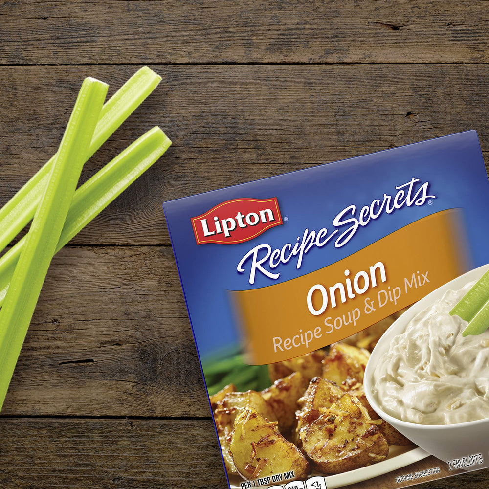 Lipton Recipe Secrets creamy-onion-dip-mix silky texture for party dips