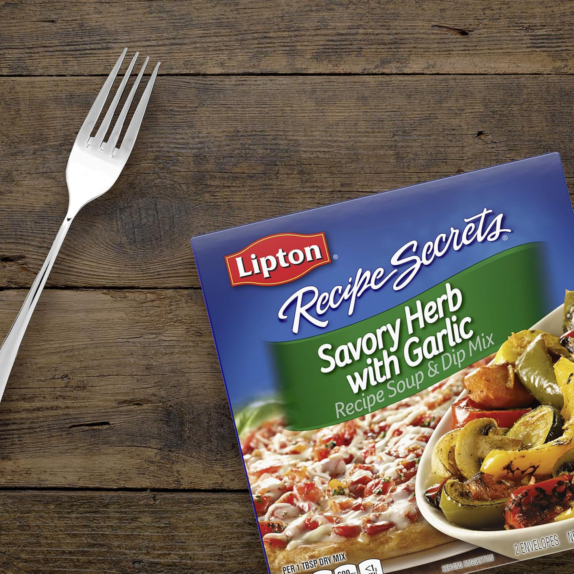 Lipton Recipe Secrets Savory Herb with Garlic dry mix bowl quick flavor base
