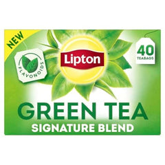 Iced Lipton Signature Blend Green Tea poured in a pitcher for cooling refreshment.