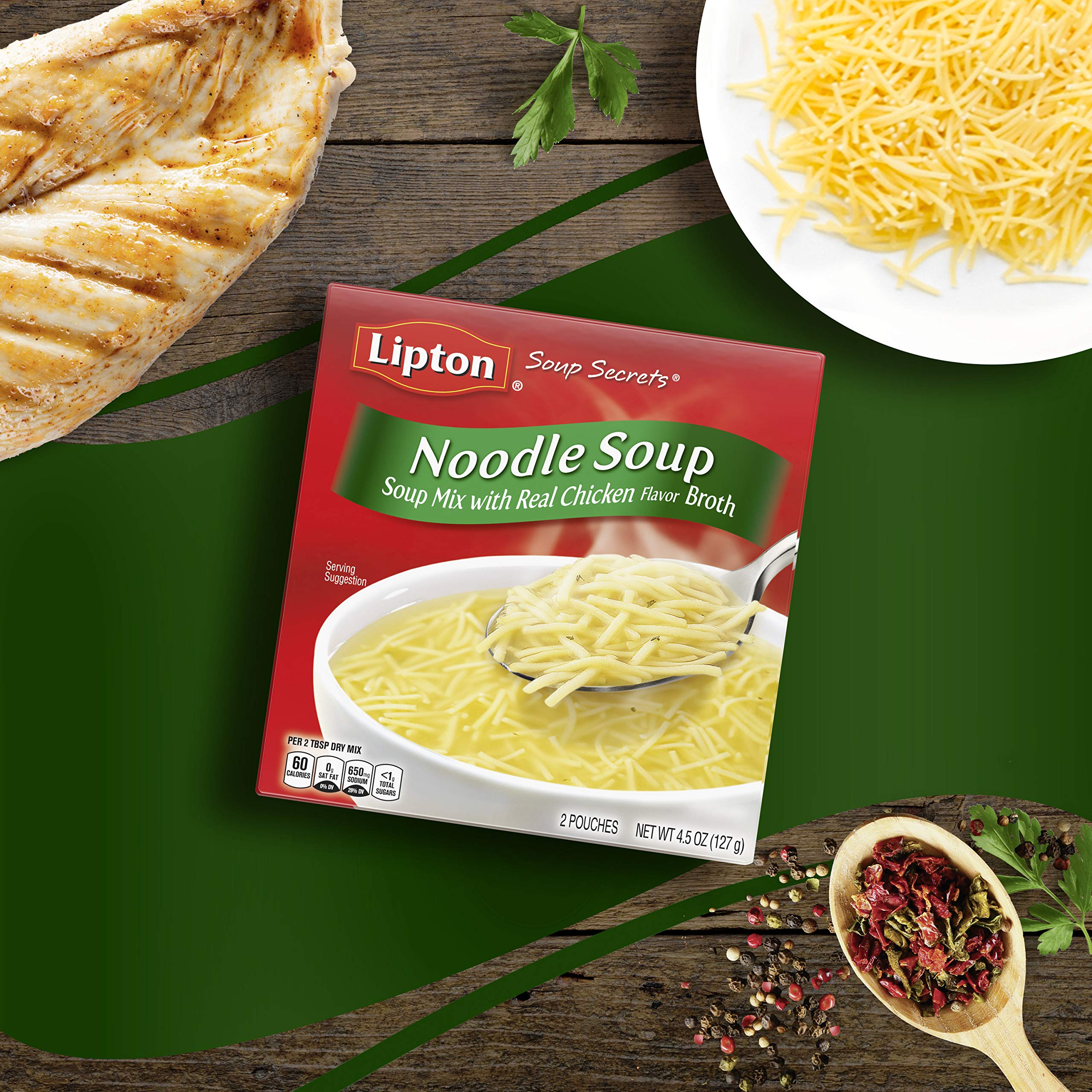 Lipton Soup Secrets family dinner scene, shared warmth and conversation.