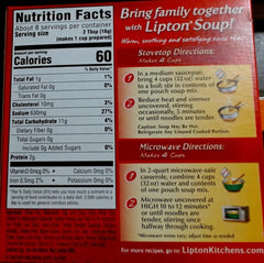 Lipton Soup Secrets Noodle Soup served in a bowl, ready for a quick meal