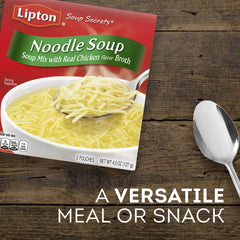 Lipton Soup Secrets pot on stove, simmering into a quick dinner.