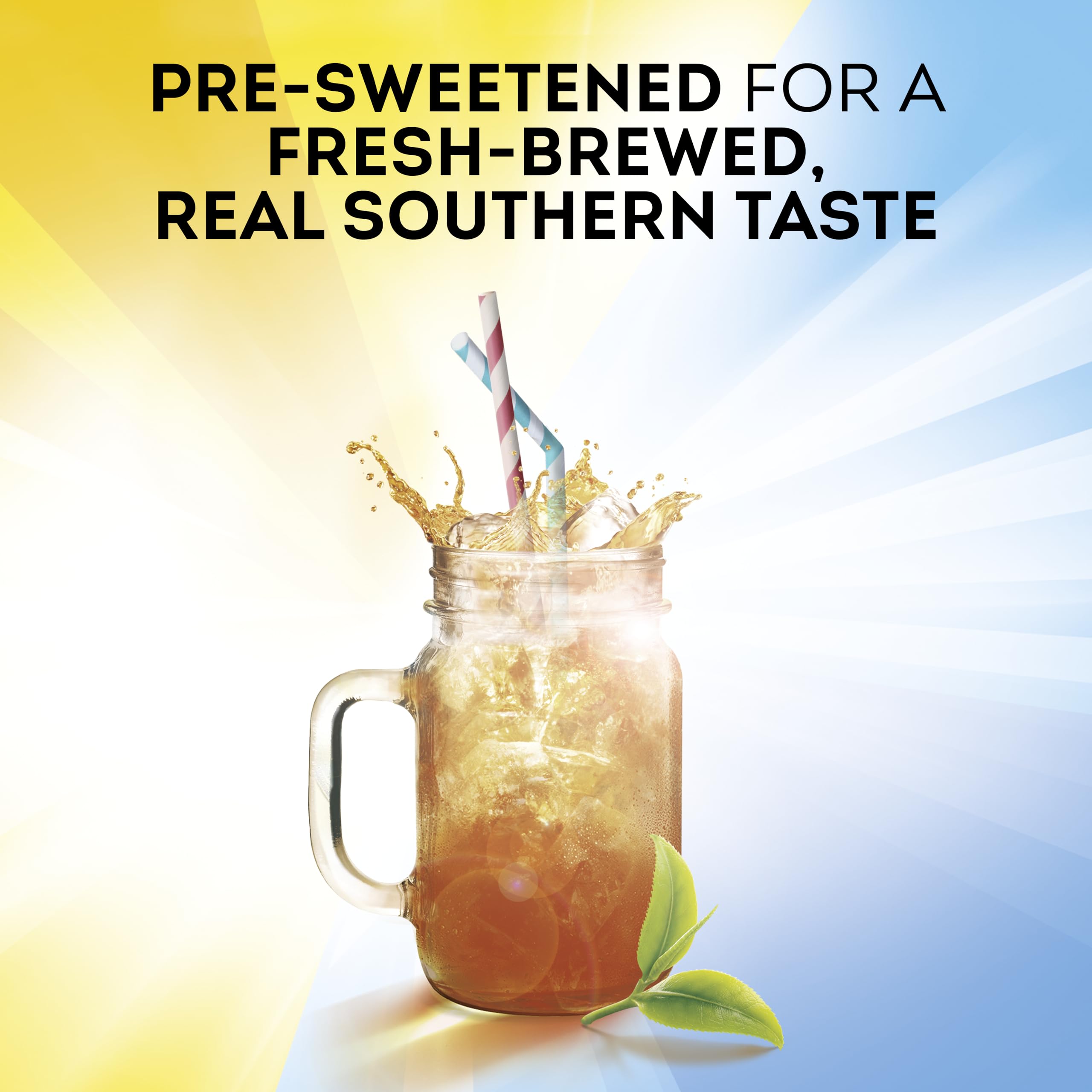 Lipton branding highlights quality and Rainforest Alliance certification on the label.